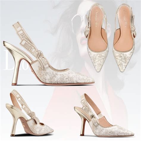 dior slingback wedding shoes